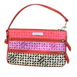 Coach Leather Wristlet